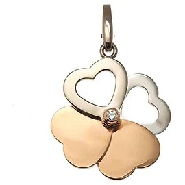 Pendente in diamante Cuore e Trifoglio di Cartier Altro