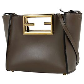 Bolsa Fendi Way Small Marrom