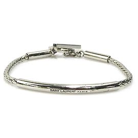 Pulseira de charme prateada Saint Laurent Prata