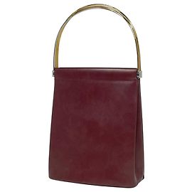 Bolsa Cartier Trinity em couro bordeaux Bordeaux
