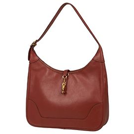 Bolsa de ombro Hermès Trim 31 em couro vermelho com uma alça Vermelho