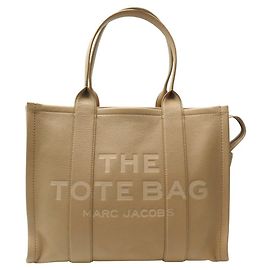 BOLSA TOTE GRANDE MARC JACOBS H20L01FA21 BOLSA DE COURO BEGE Taupe