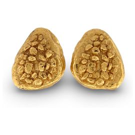 ORECCHINI PERLA VINTAGE YVES SAINT LAURENT GOOSSENS D'oro