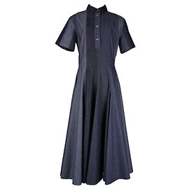 Vestido Maxi de Jean Christian Dior Azul Azul marino
