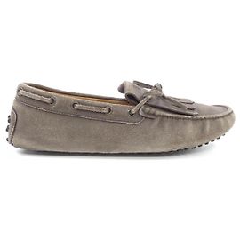 Tod's Lederschuhe Grau