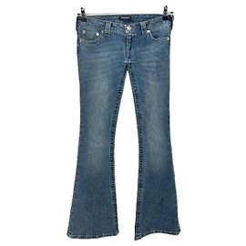 Jeans True Religion azules de algodón talla 26 Azul