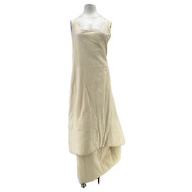 Comme Des Garcons Vestido longo bege Bege