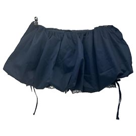 Autre Marque Saia curta bufante preta Preto
