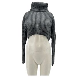Autre Marque Pull court gris RECOVER MOMENT Gris