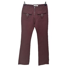 Autre Marque Calça "Okala" marrom em linho Marrom