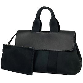 Hermès Valparaiso PM Tote Handbag Black