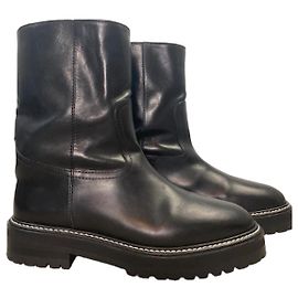 Bottines Yari Jimmy Choo en cuir noir Noir