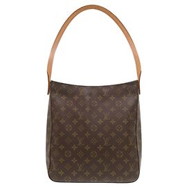 Louis Vuitton Looping GM Monogram Schultertasche Braun Monogramm