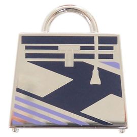 Hermès Curiosité Kelly Silber Charm Anhänger Silber