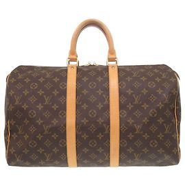 Sac Boston Keepall 45 Monogram Louis Vuitton Marron Monogramme