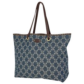 Céline Celine Paris Macadam Tote Bag Blue