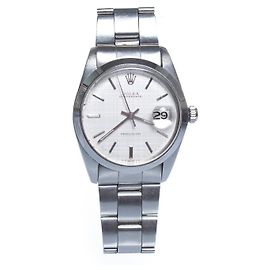 Rolex, Oyster precision 6694 1983 con quadrante in cotone Argento