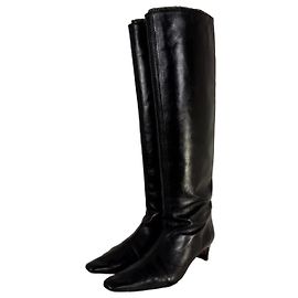 Staud Botas Western Wally 55 negras Negro