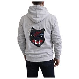 Sudadera gris de Zadig & Voltaire con patrón de gato Multicolor Gris