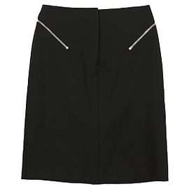 Givenchy Bleistiftrock mit Reißverschlussdetail Größe Schwarz