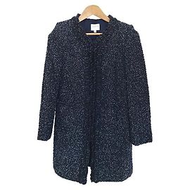 Armani Collegioni Tweed Jacket Blue