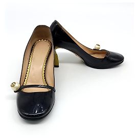 Scarpe in vernice Gucci Nero
