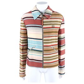 Veste zippée en tricot Loewe Multicolore