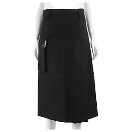 Prada technische Canvas-Rock Schwarz