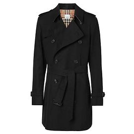 Burberry Der kurze Wimbledon-Trenchcoat Schwarz