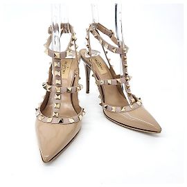 Slingback Rockstud Valentino Marrone