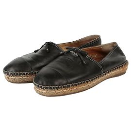 Prada Espadrilles avec Ruban Taille Noir