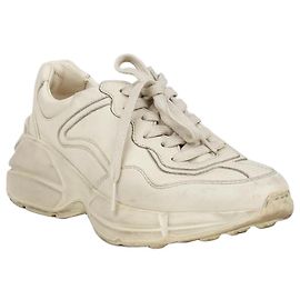 Gucci Baskets Dirty Rayton Blanc