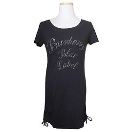 Burberry T-Shirt mit Blue Label Schriftzug Schwarz