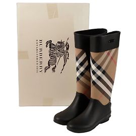 Burberry Botas de lluvia Negro