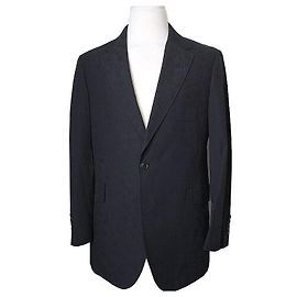 Kenzo Schwarze Herrenjacke mit Spitzenstruktur Schwarz