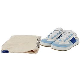 Louis Vuitton Size Open Back Sneakers Blue