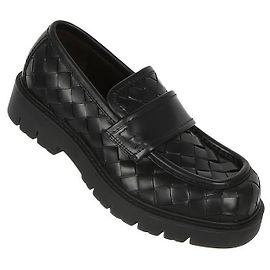 Bottega Veneta Mocassim Cabeça de Cachorro Preto