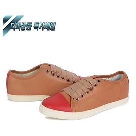 Lanvin Sneakers in pelle per donne Marrone