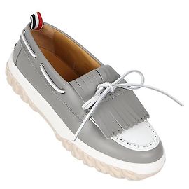 Thom Browne Loop Trimming Boat Loafer Brown