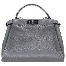 Fendi Peekaboo cinza Marrom