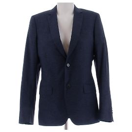 Autre Marque DE FURSAC Navy Blue Wool Suit Jacket S Navy blue