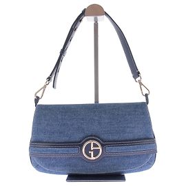 Giorgio Armani Bolso de denim Azul