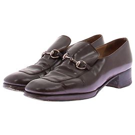 Gucci Mocassini in pelle marrone Marrone