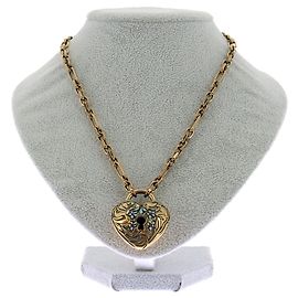 Acne Studios Collana Cuore Oro D'oro