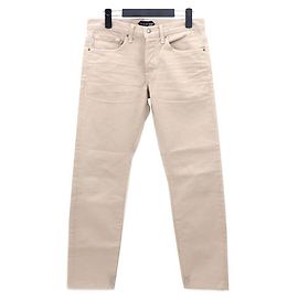 Tom Ford Pantaloni in cotone a coste slim fit per uomo Marrone