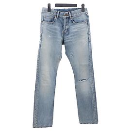 Saint Laurent Pantaloni in denim da uomo Santa Monica Blu