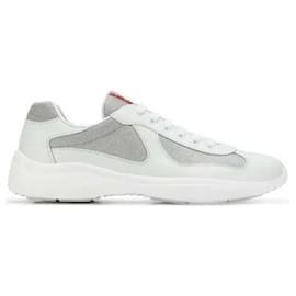 Prada Baskets America Cup Blanc