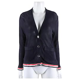 Thom Browne Strickjacke Blau