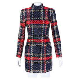 Robe en Tweed Balmain Multicolore