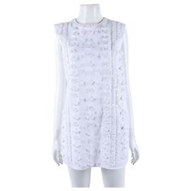 Top sin mangas Valentino Blanco